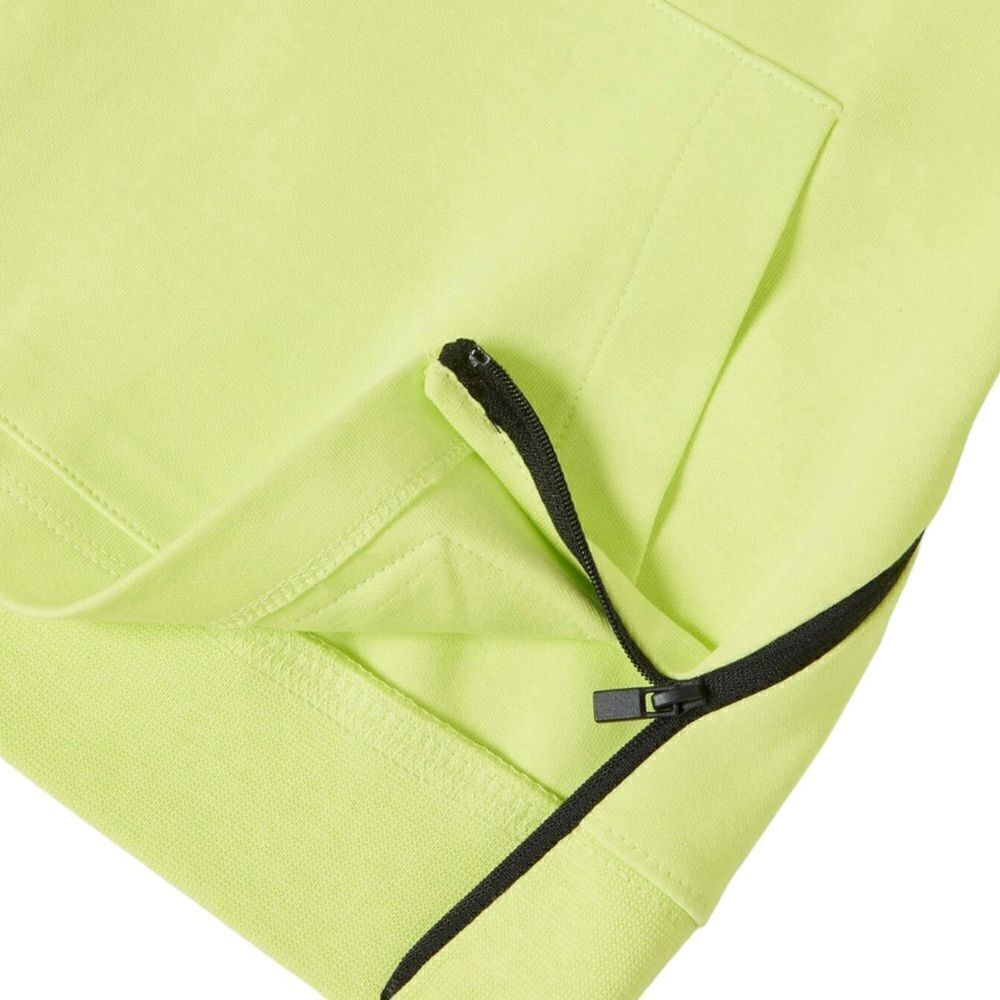Zara Kids Bright Yellow Athletic Hoodie with Side Zippers NWT 13-14Y - Picture 4 of 5